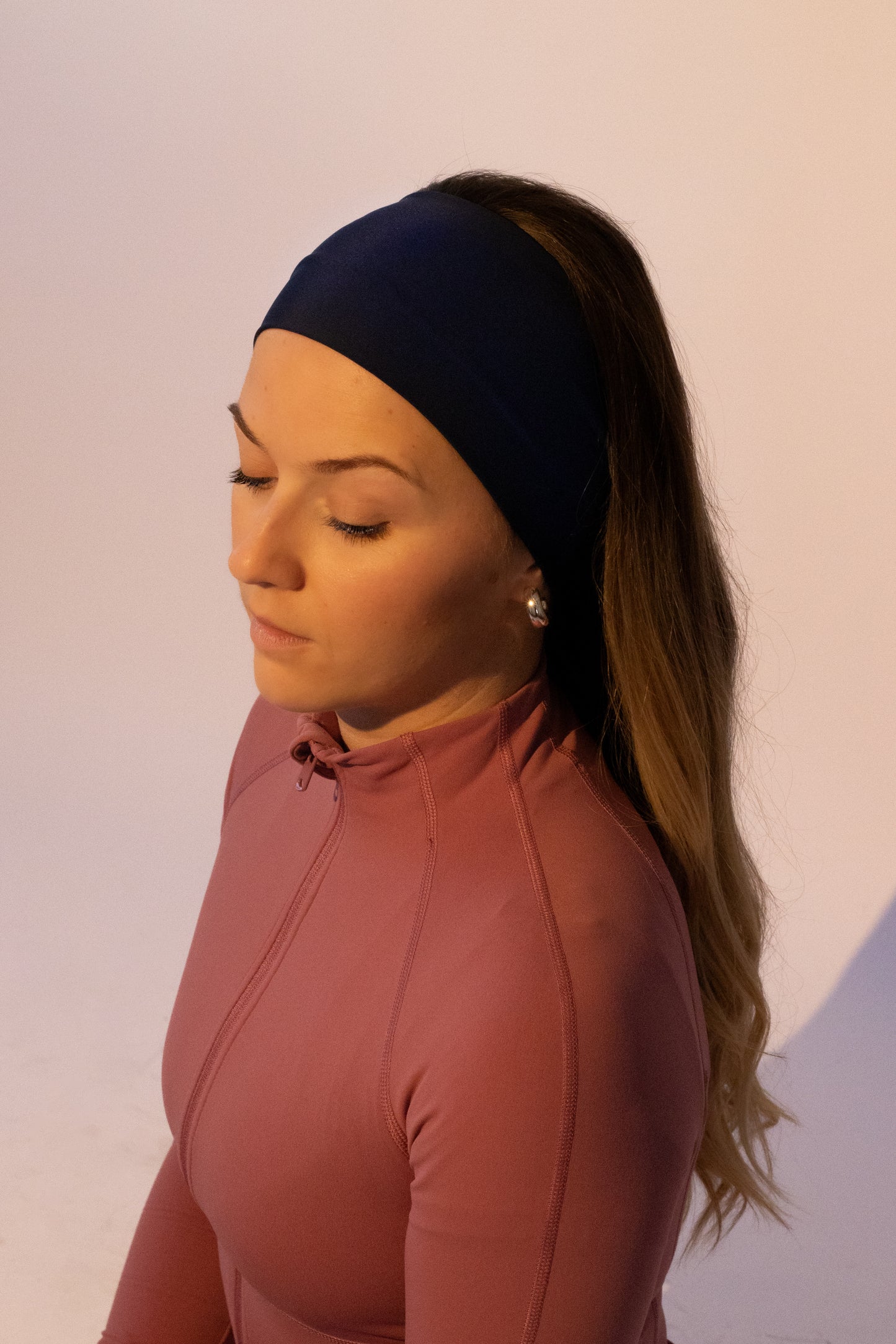 Bandeau sport bleu marine