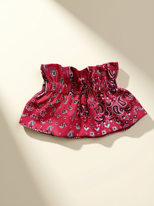 Col bandana rouge