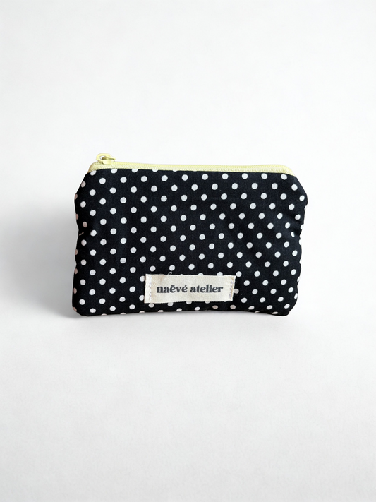 Baby pochette dots noire