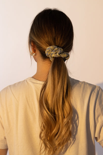 Chouchou vichy bleu