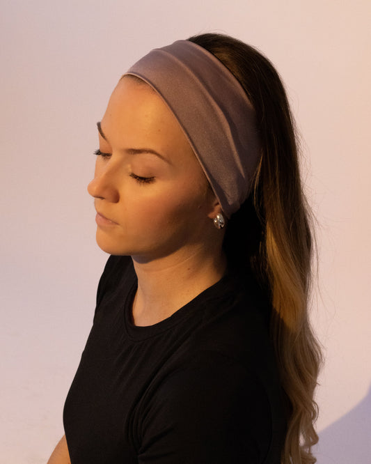 Bandeau sport rose grisé